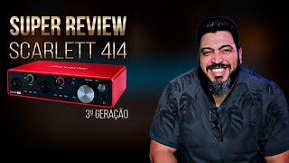 Review da Scarlett 4i4 de 3ª geração | Produzimos uma música inteira com esta placa