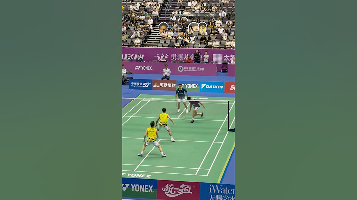 TAIPEI OPEN 2024 ［麟洋配］李洋 王齊麟 靠著對手發球失誤得分！！！！#麟洋配 #李洋 #王齊麟#奧運#金牌 #台北羽球公開賽 #羽球
