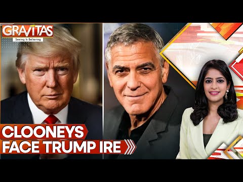 Video US President Donald Trump Mocks George & Amal Clooney for Becoming French Citizens | GRAVITAS