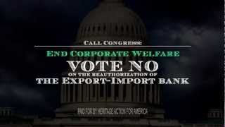 End Corporate Welfare: Tell Congress to Reject the Export-Import Bank Reauthorization