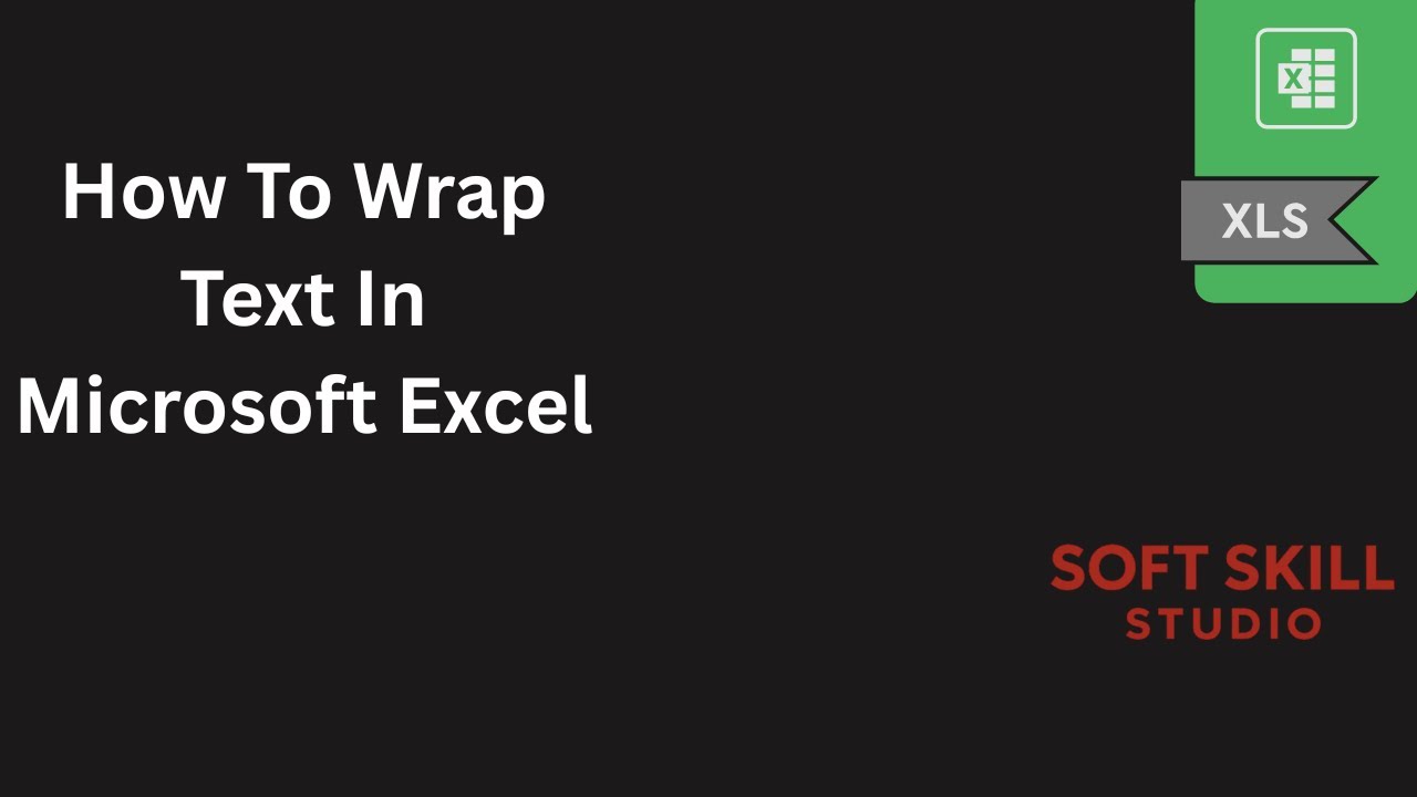 How To Wrap Text In Microsoft Excel - YouTube