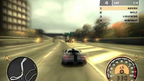 NFS MW: City Perimeter Best Lap 1:24.15 (with Lotus Elise)