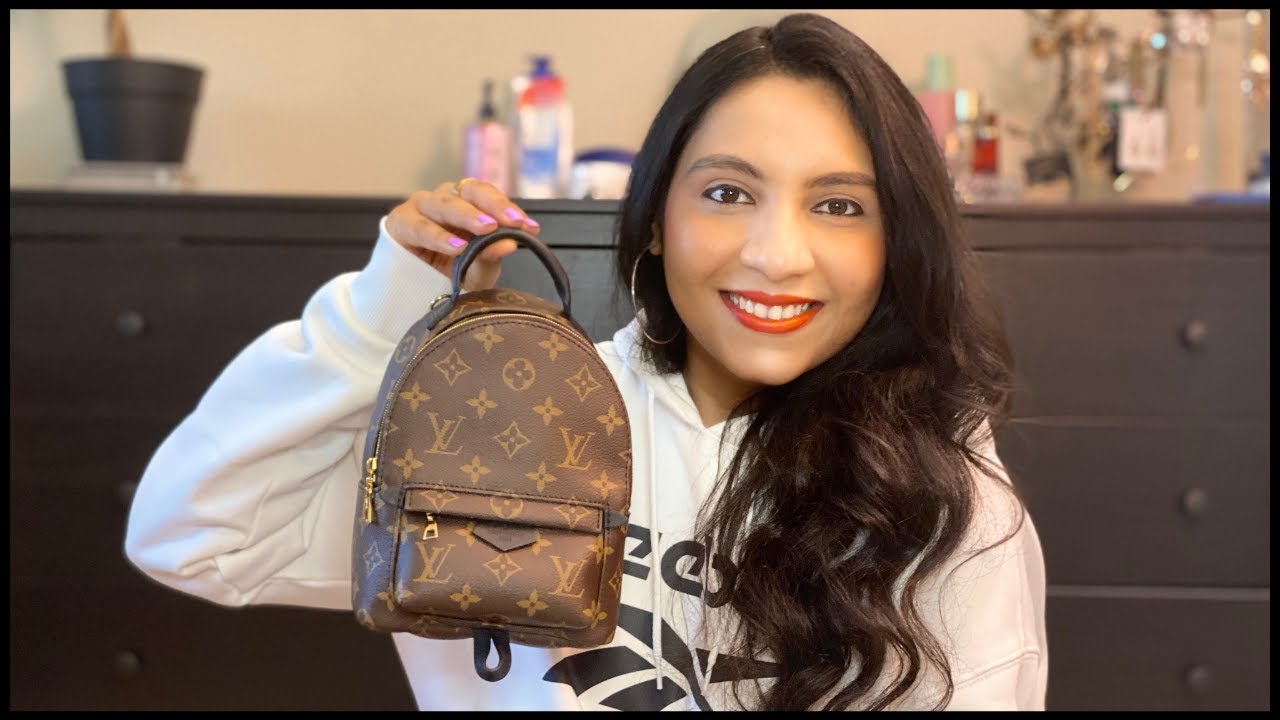 My Louis Vuitton Palm Springs Backpack Mini Review - Mia Mia Mine