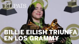 BILLIE EILISH gana las cuatro categorías principales de los GRAMMY