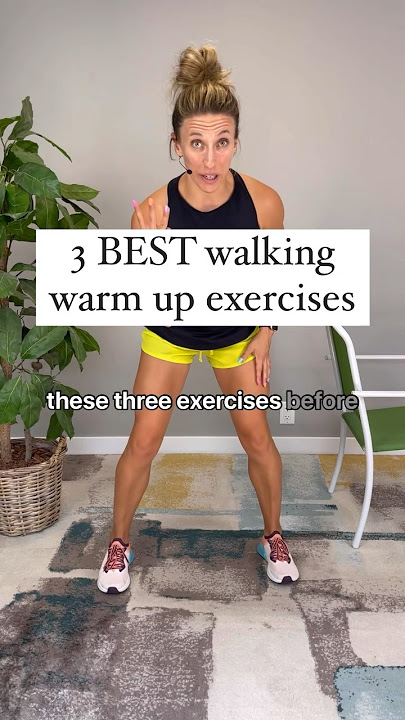 3 best walking warm up exercises to walk easier ✅