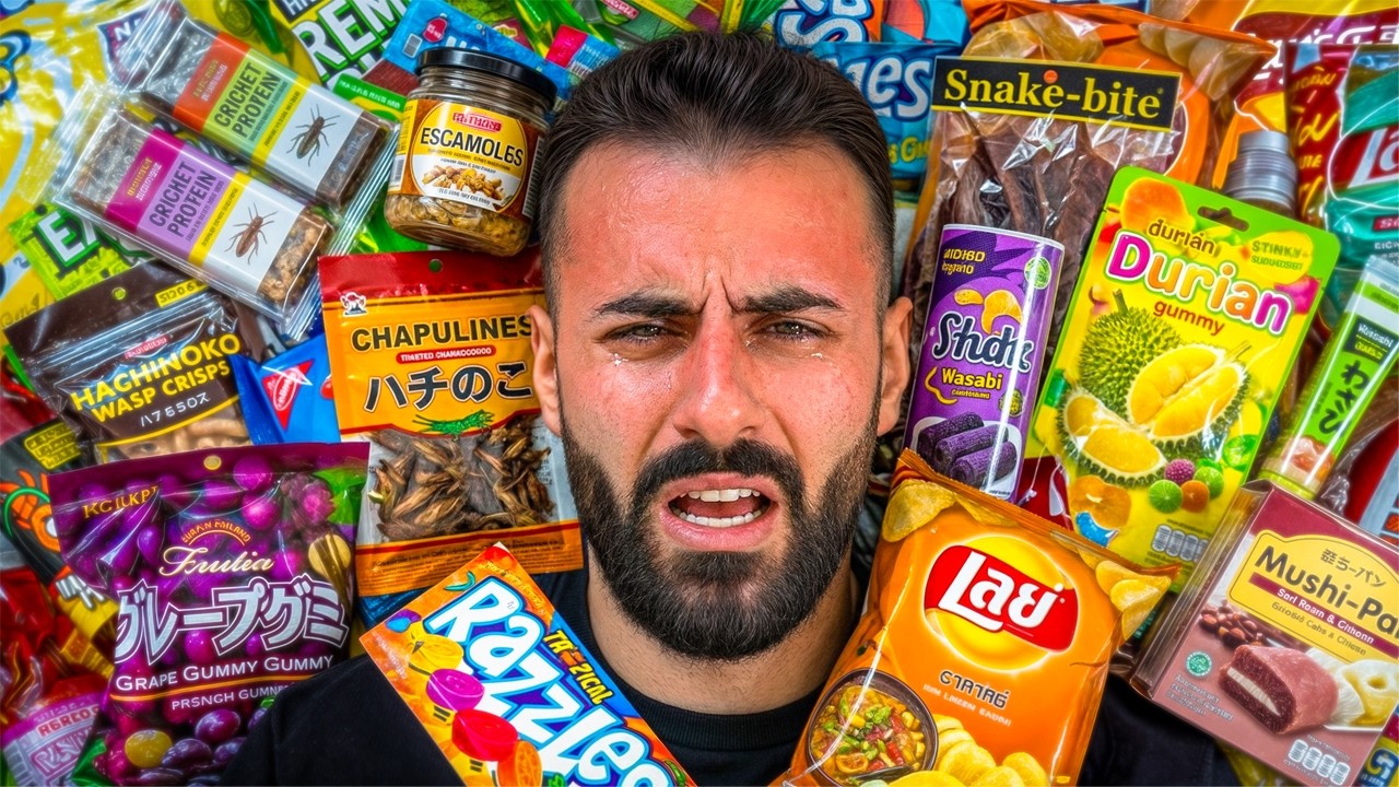 Δοκιμάσαμε περίεργα ΑΣΙΑΤΙΚΑ SNACK και σχεδόν ΞΕΡΑΣΕ!