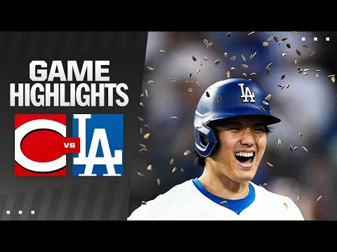 Reds vs. Dodgers Game Highlights (5/17/24) 