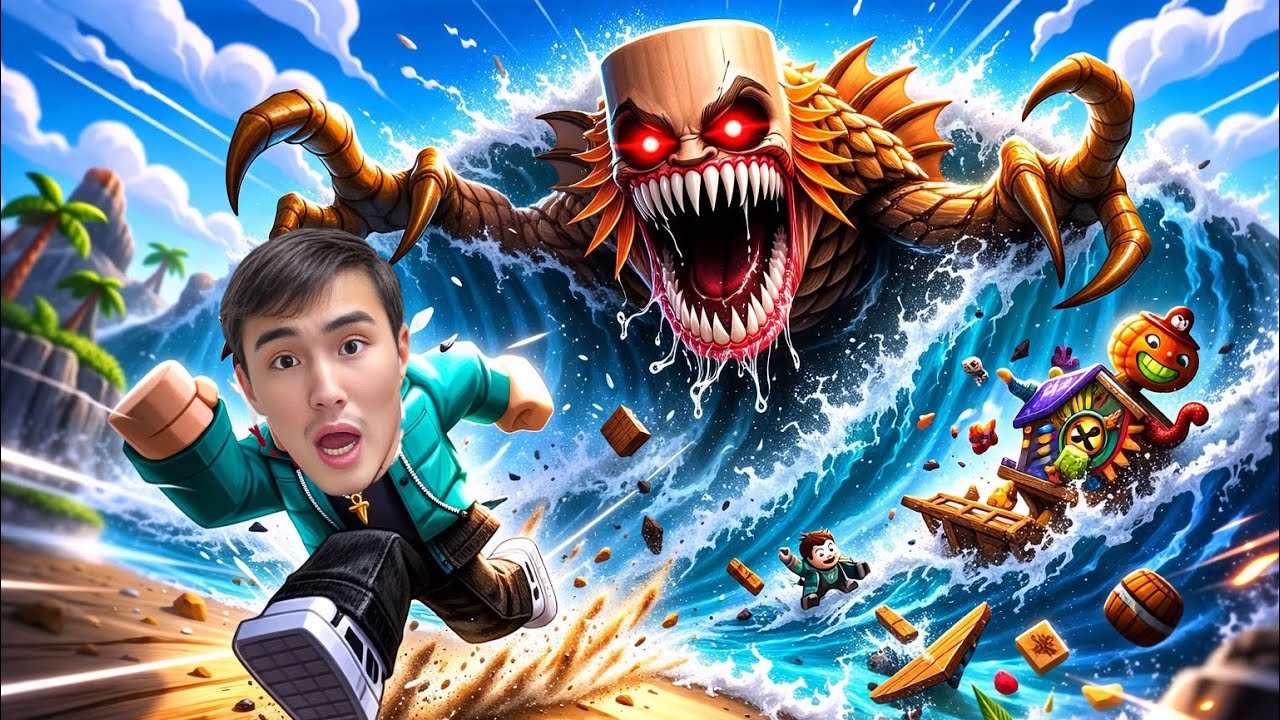 МОСТР ЦУНАМИДЕН ҚАШЫП ҚЫМБАТ БРЕЙНРОУД УРЛАДЫҚ😱ТОПҚА АЛЕ ҚАНША БАР 😆