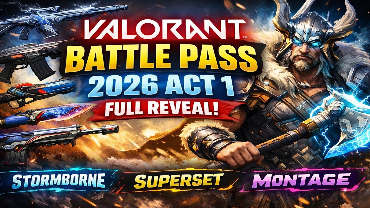 VALORANT Battle Pass 2026 Act 1 - FULL REVEAL