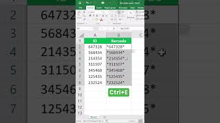 How to Create Barcode in Excel in 30 Seconds 🔥#exceltricks