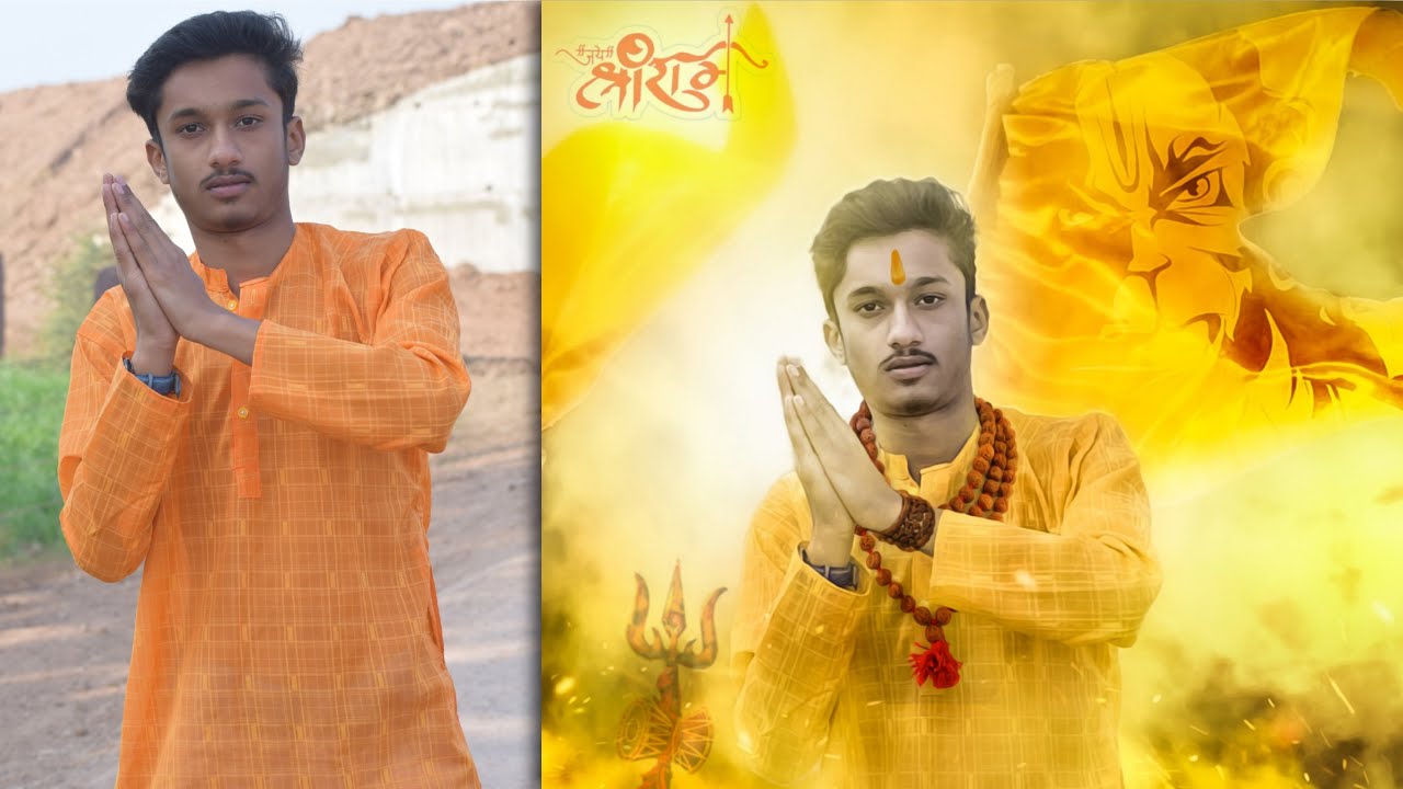 Jai Shree Ram Photo Editing Tutorial | Picsart & Lightroom