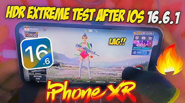 🔥iPhone XR HDR+Extreme Bgmi Test after iOS 16.6.1 | Heating!? | Update or not?