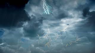 Storm clouds background | No Copyright animated background | Copyright free | Lightning Background