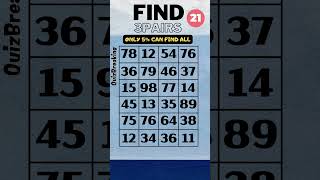 Find 3 Pairs Only 5 Can Find All Take A Break And Let Your Brain Rest
