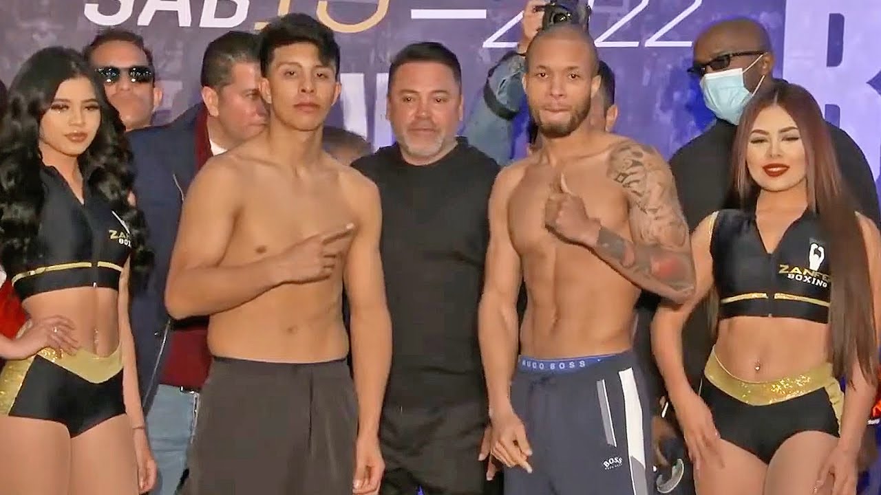 JAIME MUNGUIA VS D'MITRIUS BALLARD - FULL WEIGH IN AND FACE OFF