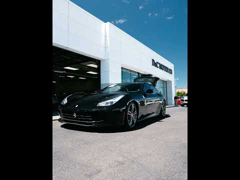 Fastest grocery getter on our lot? 2019 V12 Ferrari GTC4 Lusso 🖤 7k miles for $244,990 💰