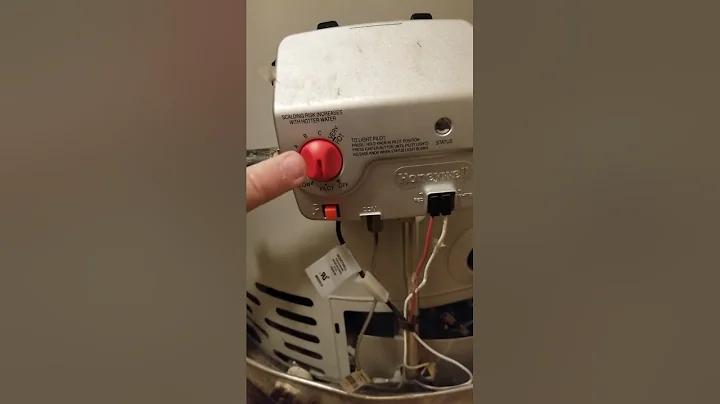 Restarting the gas water heater.