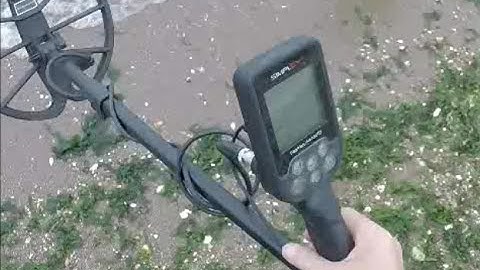 Nokta Simplex Metal Detector – Salt Water Test