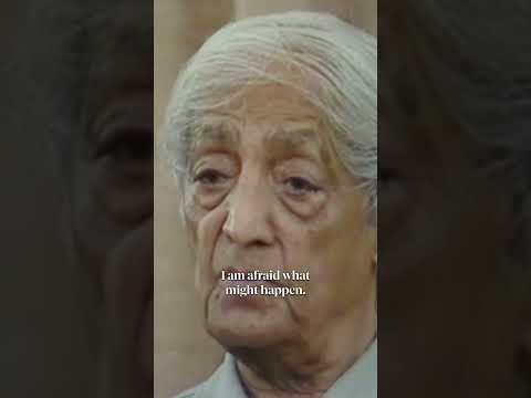 Can All Fear End Krishnamurti 