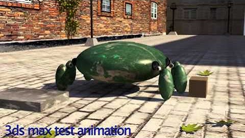 3ds max simple Robot animation