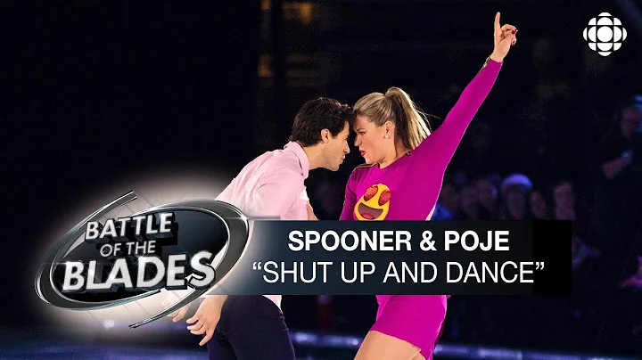 Natalie Spooner and Andrew Poje perform to Shut Up...