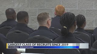 Birmingham Police Academy starts largest class since 2019