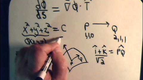 Vector Analysis: Directional Derivative - Example #2