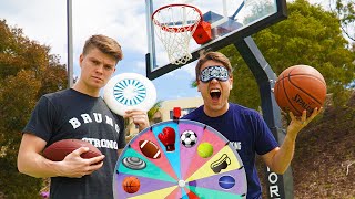 WHEEL OF SPORTS TRICK SHOT BATTLE!!