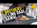 2 Brothers Are Selling Daal Chawal In A Van | Street Food Of Lahore Pakistan