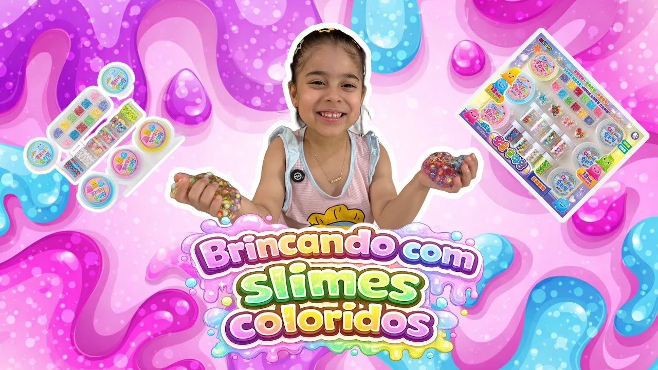Brincando com Slimes Coloridos 🧼✨ | Diversão Infantil com a Bruna