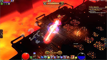 Torchlight 2 - Alchemist Boss Fight. Engineer. Elite. Melee.
