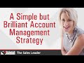 A simple but brilliant account management strategy  sales strategies