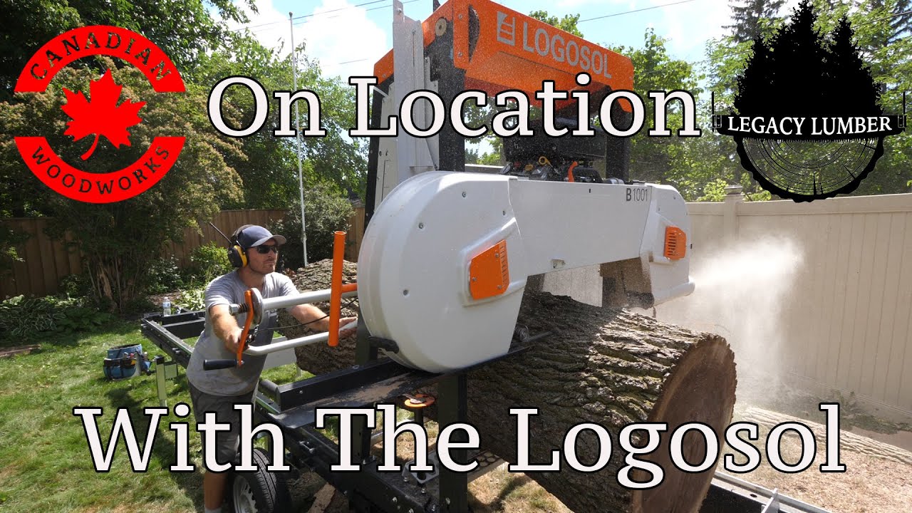 Slaburday Saturday - Logosol B1001 Sawmill Walnut