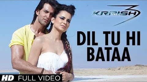Dil Tu Hi Bataa 8K Full Video Song | ZubeenGarg | Hrithik Roshan, Kangana Ranaut | Krrish 3