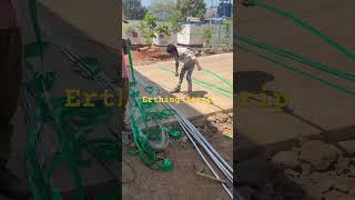 Earthing work#SolarEarthing #Earthing #SolarInstallation #CrazySolar #ElectricalWork