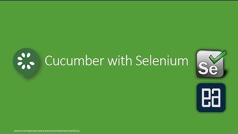 Part 1 - Introduction to Cucumber with Selenium (Selenium focused)