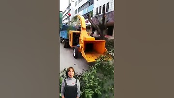 The tree branch shredder has a weather-resistant design #fcnfm #shorts #shredder #wood