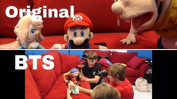 SML Movie: Jeffy Learns Manners! Behind the Scenes and Original Video | Side by Side!