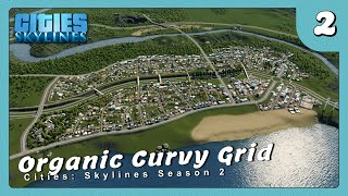 ส่วนโค้งเว้าที่สวยงามที่สุดคือผังเมือง | Cities: Skylines - Jessie City S2E2