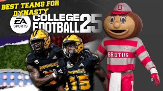 The BEST Teams to Start a Dynasty with in EA Sports College Football 25!