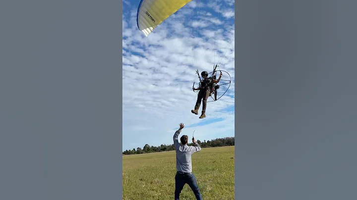 Another great landing 🪂 #paramotororlando #paramotor #shorts