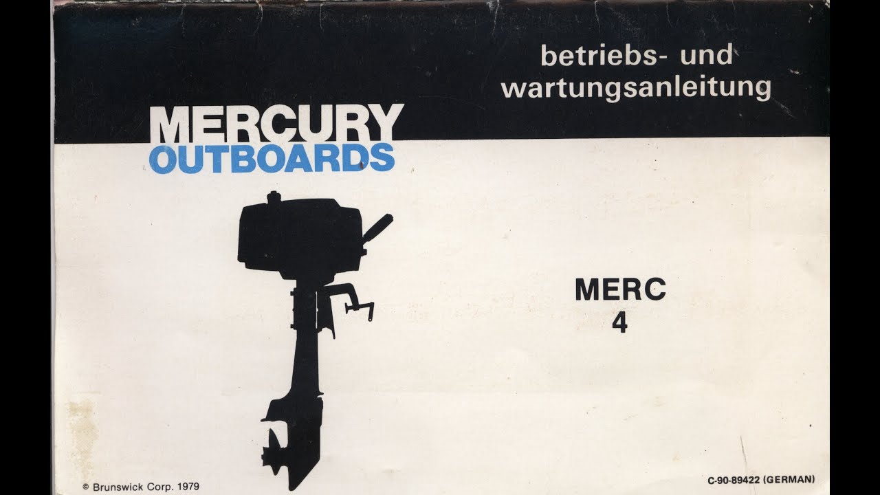 Mercury 4PS Betriebsanleitung und Wartung, original Manual, vollständiges Handbuch YouTube Mercury 4PS Betriebsanleitung und Wartung, original Manual, vollständiges Handbuch YouTube