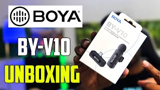 Boya By-v1 Wireless Microphone Unboxing