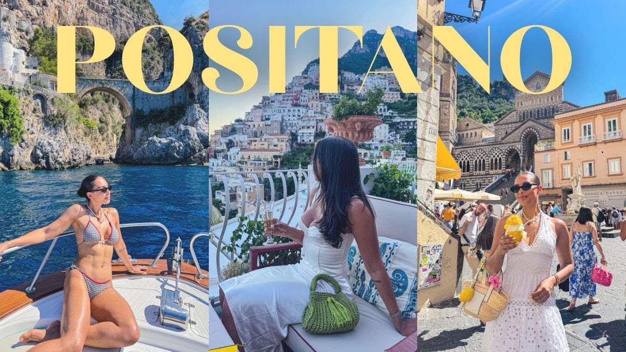 POSITANO | passeio de barco pela COSTA AMALFITANA e os melhores restaurantes com preços 🇮🇹 ✨