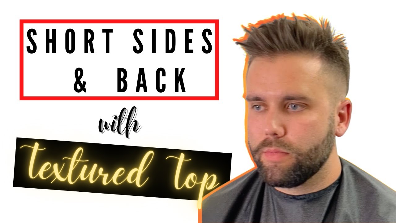 How To Cut Men's Hair Short On The Sides & Back Step By Step How To