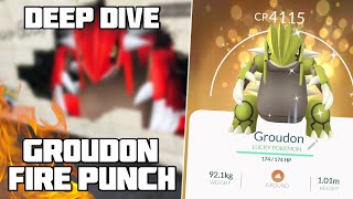 ポケモンGOでファイアパンチグラードンを深く掘り下げましょう！