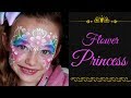 Flower Princesses Face Paint 🌸/ Princess Face painting / Rainbow Princess