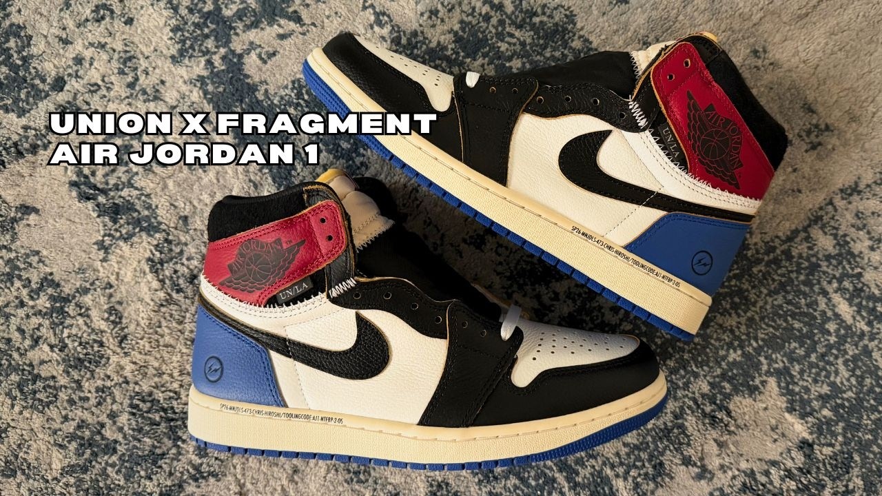 Got My Hands On The Union X Fragment Air Jordan 1 : The 3-Way