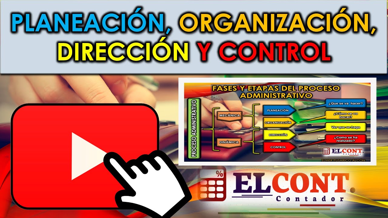 Planeación, Organización, Dirección y Control - YouTube