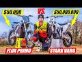 50000 dirt bike vs 50000000 dirt bike  electric motocross shootout